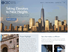 Tablet Screenshot of cecelevator.com